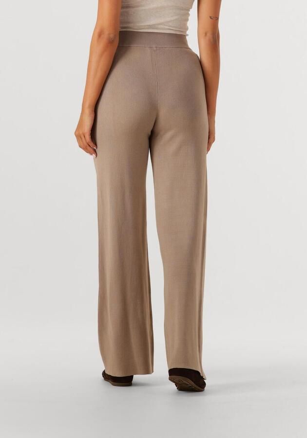 Y.A.S. Dames Broeken Yasfonny Hw Knit Pant S. Zand
