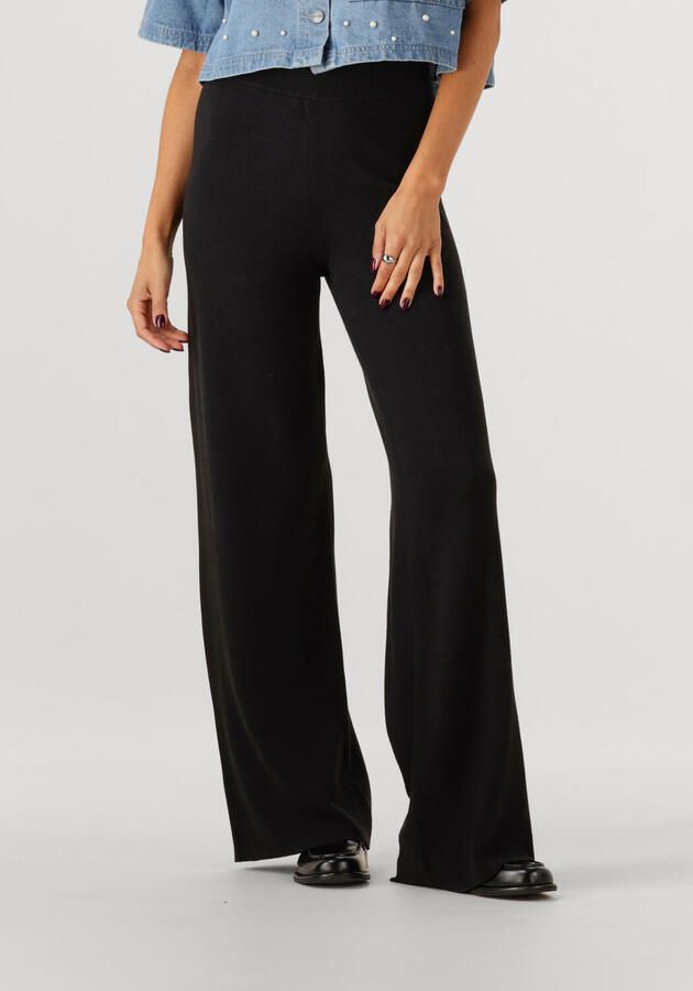 Y.A.S. Dames Broeken Yasfonny Hw Knit Pant S. Zwart - Foto 4