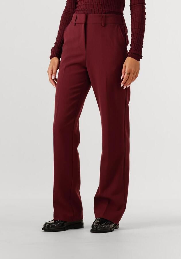 Y.A.S. Dames Broeken Yaslikka Hw Pants S. Bordeaux - Foto 4