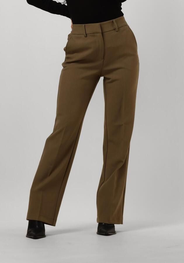 Y.A.S Groene Elegante Hoge Taille Broek Green Dames - Foto 3