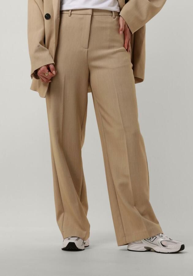 Y.A.S. Dames Broeken Yaslikka Hw Wide Pants S. Beige - Foto 4