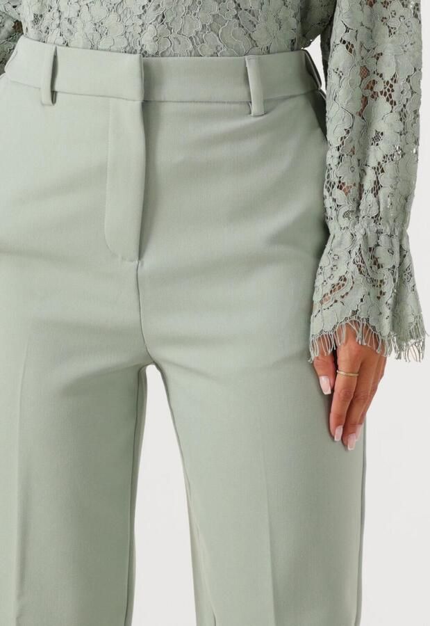 Y.A.S. Dames Broeken Yaslikka Hw Wide Pants S. Noos Groen - Foto 2