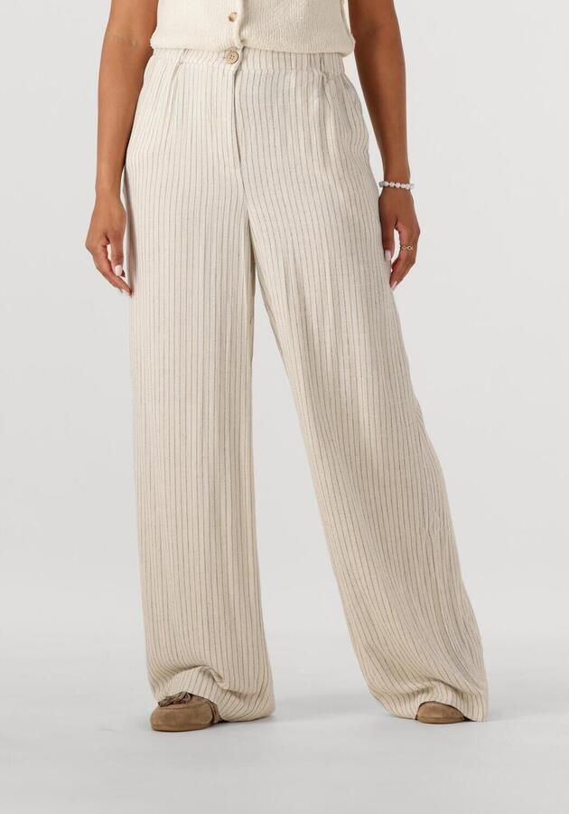 YAS Wide leg stoffen broek met elastische band model 'LIRU' - Foto 4