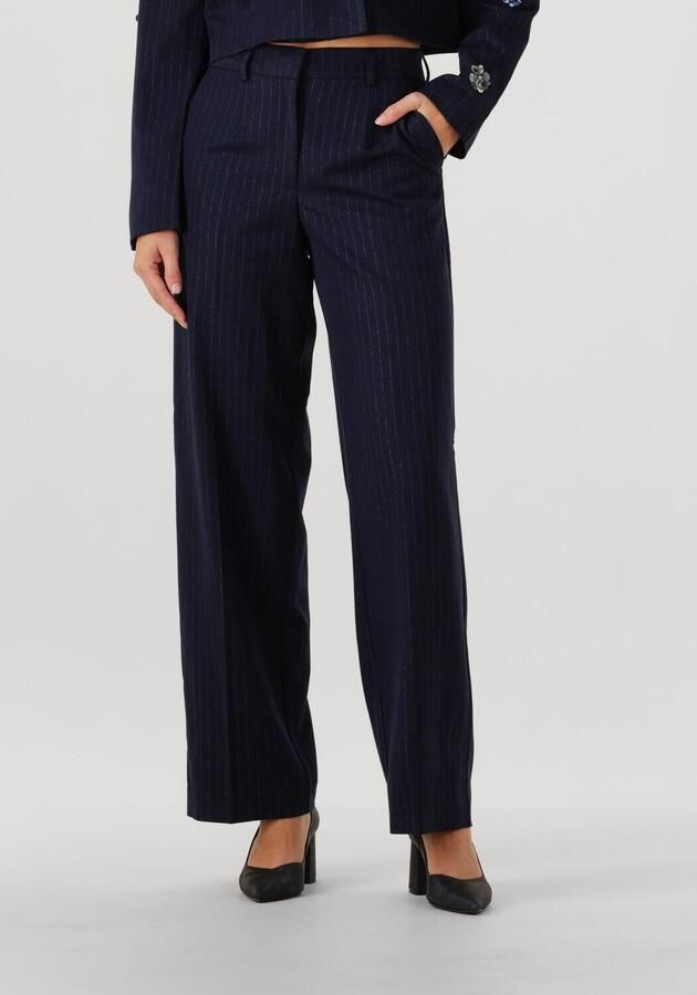 Y.A.S. Dames Broeken Yasmidnight Wide Mw Pant S. Donkerblauw - Foto 4