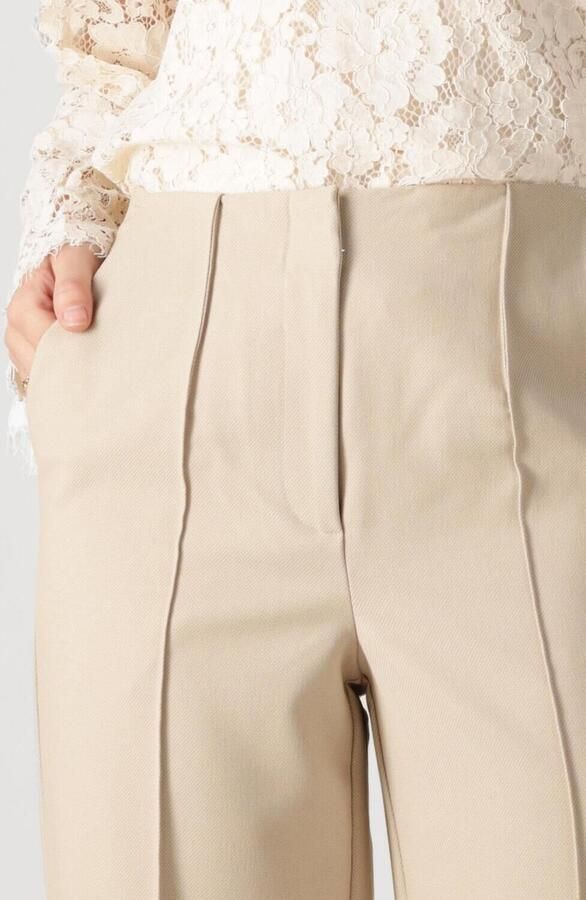 Y.A.S. Dames Broeken Yasreemaj Hw Pant Noos Beige - Foto 2