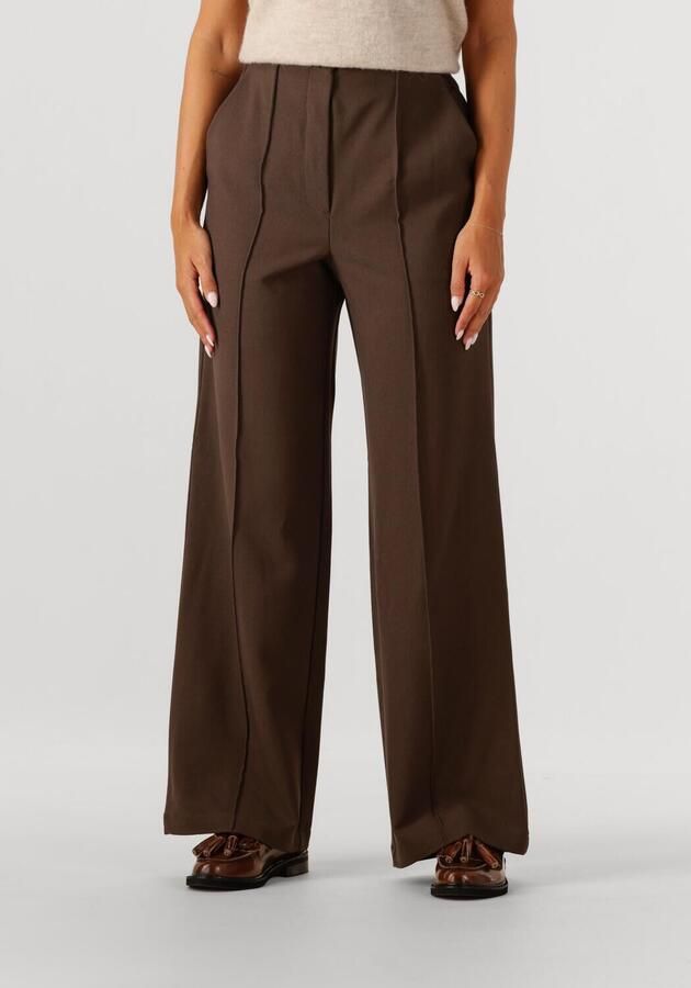 Y.A.S. Dames Broeken Yasreemaj Hw Pant Noos Bruin - Foto 4