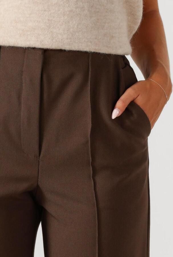 Y.A.S. Dames Broeken Yasreemaj Hw Pant Noos Bruin - Foto 2