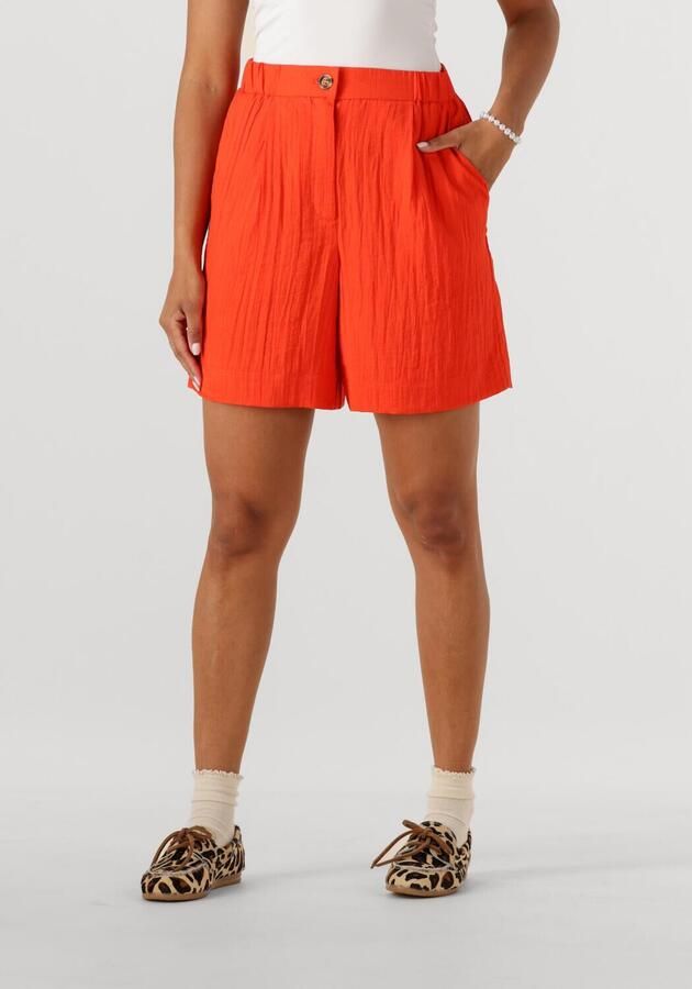 Y.A.S. Dames Broeken Yasstaw Shorts Oranje - Foto 4