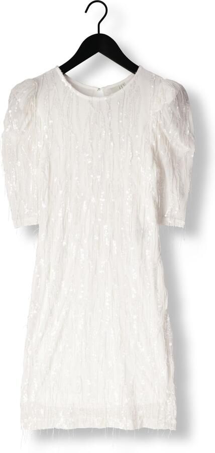 Y.A.S Elegante Korte Trouwjurk met Franjes White Dames - Foto 3