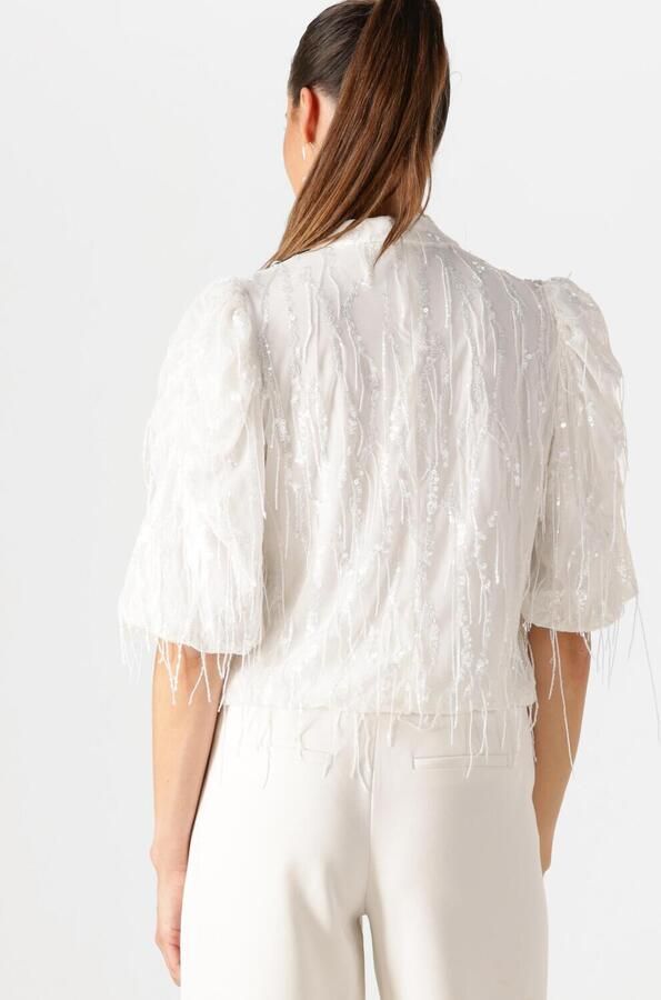 Y.A.S. Dames Bruidsmode Yasbolina Ss Top Wit - Foto 3