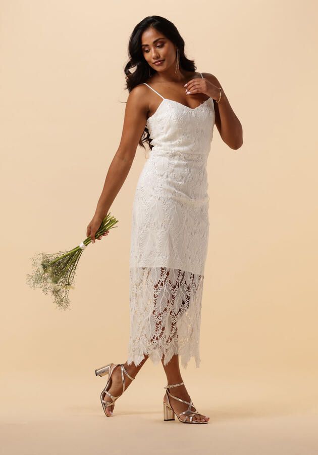 Y.A.S. Dames Bruidsmode Yastoni Strap Midi Dress Wit - Foto 4