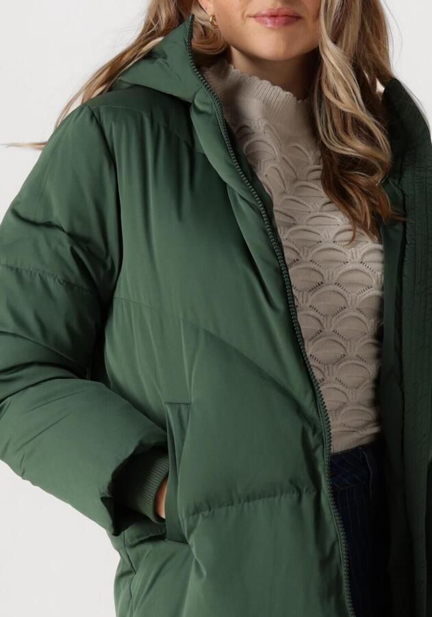 Y.A.S. Dames Jassen Yasirma Ls Long Down Coat Groen