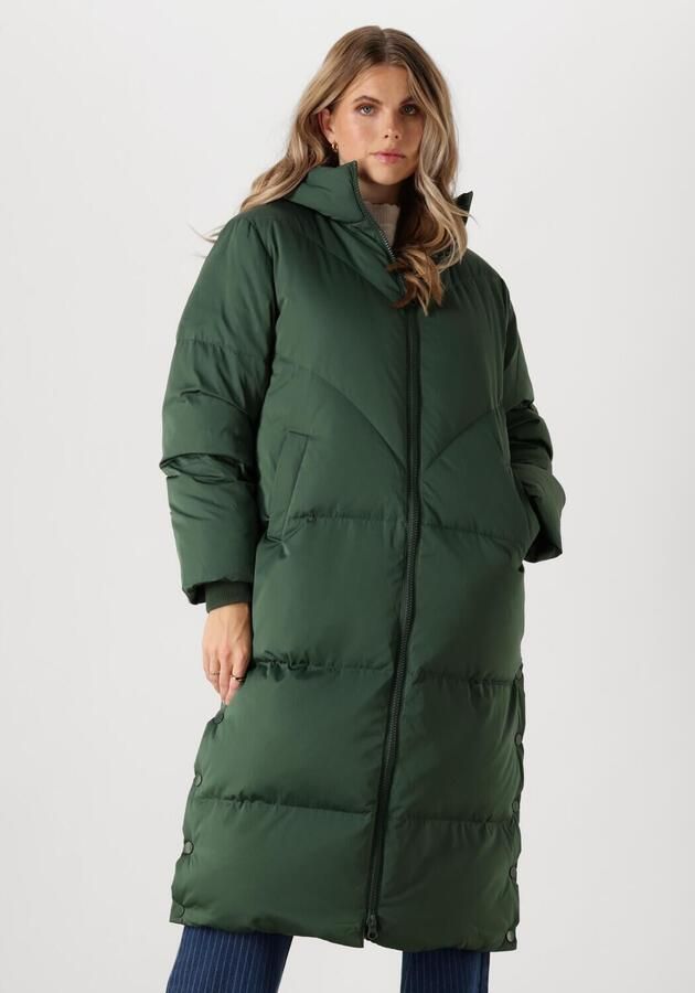 Y.A.S. Dames Jassen Yasirma Ls Long Down Coat Groen - Foto 4