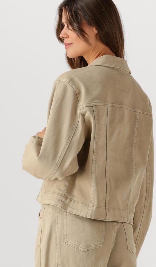 Y.A.S. Dames Jassen Yaslua Ls Denim Jacket Zand - Foto 3