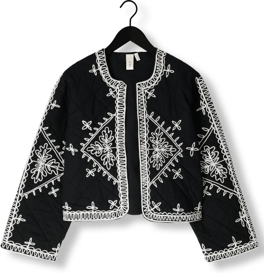 Y.A.S Quilt Jacket voor stijlvolle vrouwen Black Dames