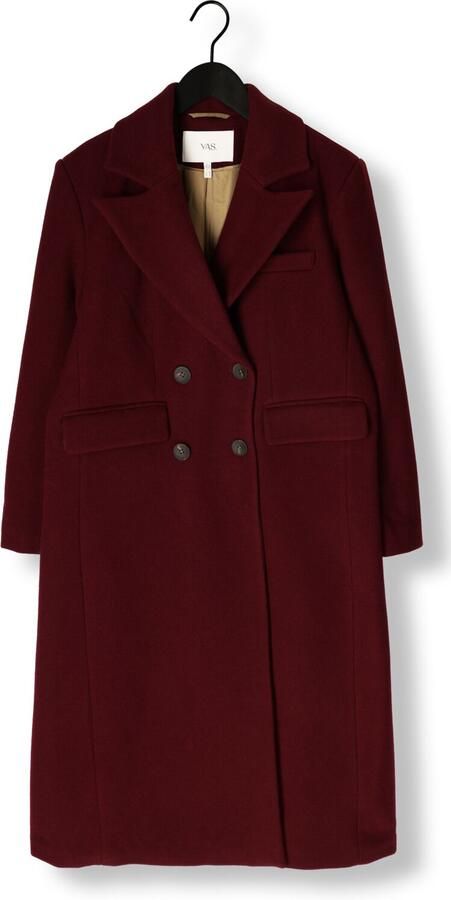 Y.A.S. Dames Jassen Yasroyla Ls Long Coat Bordeaux - Foto 3
