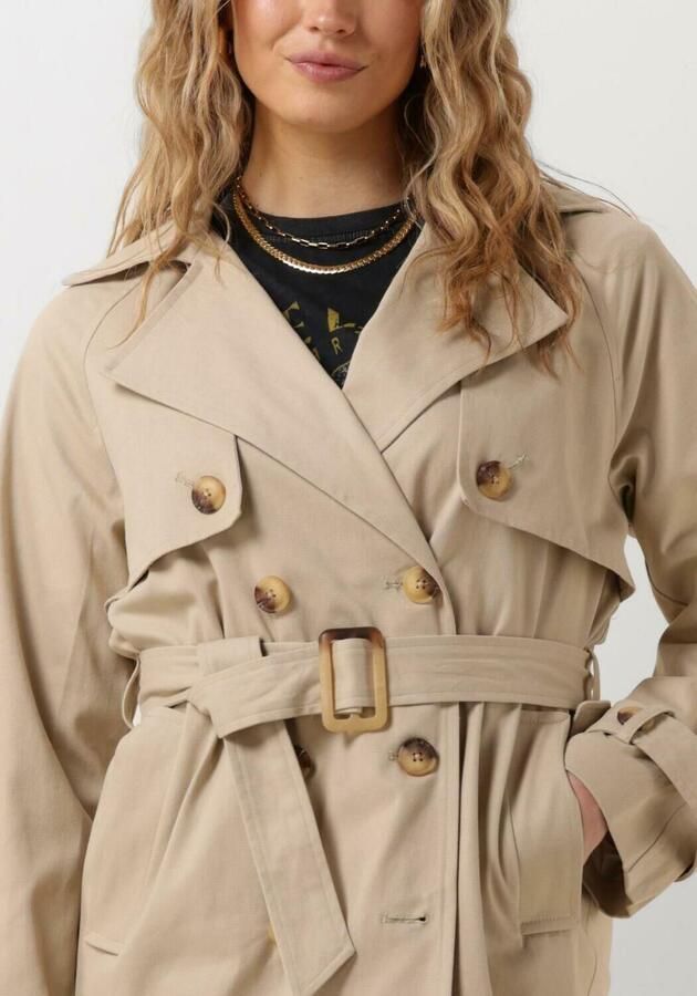 Y.A.S Beige Trench Coat Yasteronimo Stijl Beige Dames - Foto 2