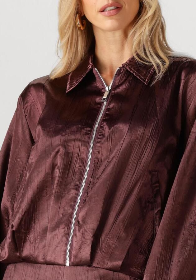 Y.A.S. Dames Jassen Yastira Ls Bomber Jacket Bordeaux - Foto 2