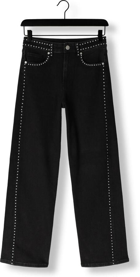 Y.A.S. Dames Jeans Yasnoelle Hmw Studded Jeans Donkergrijs - Foto 3