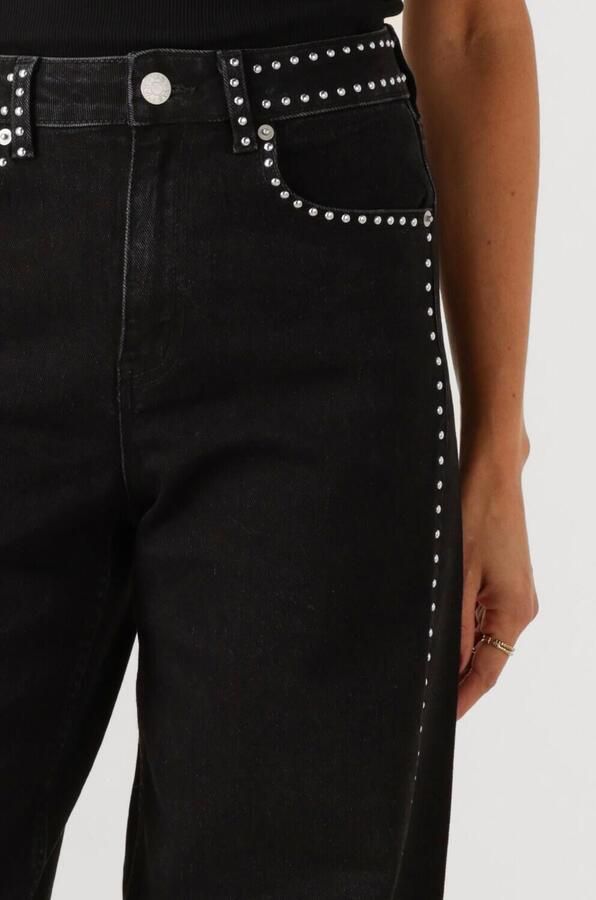 Y.A.S. Dames Jeans Yasnoelle Hmw Studded Jeans Donkergrijs - Foto 2