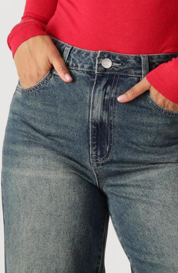 Y.A.S. Dames Jeans Yassiva Hmw Wide Jeans S. Blauw - Foto 2