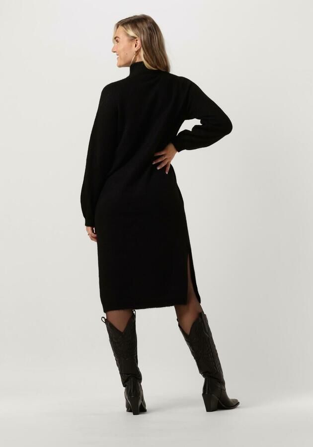 Y.A.S Gebreide jurk YASBALIS LS FUNNEL KNIT DRESS S. NOOS