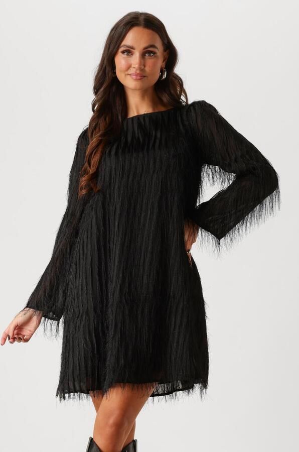 Y.A.S. YAS Dames Jurken Yasdia Ls Boatneck Dress Zwart