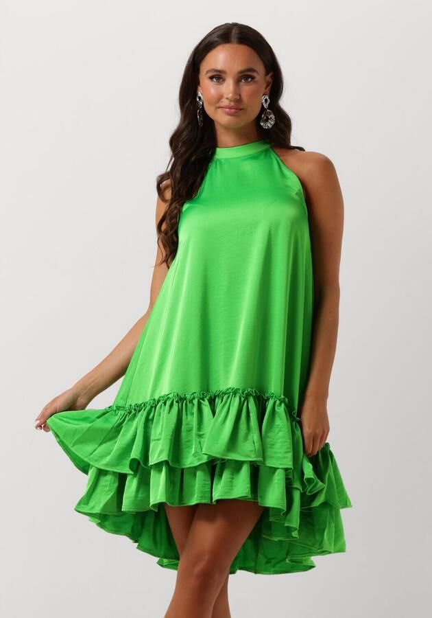 Y.A.S. Dames Jurken Yaseleanor Sl Halterneck Dress Groen - Foto 4