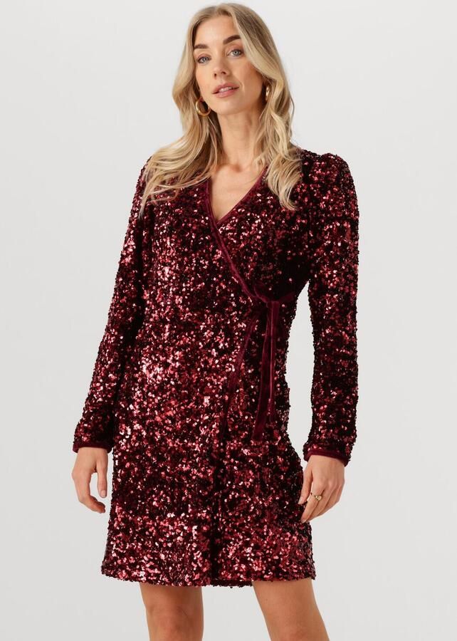 Y.A.S. Dames Jurken Yaselle Ls Wrap Dress Rood - Foto 3