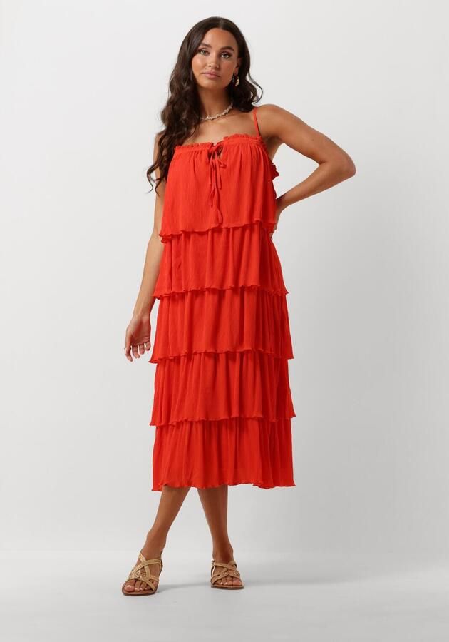 Y.A.S. Dames Jurken Yasfilippa Strap Midi Dress Rood - Foto 4