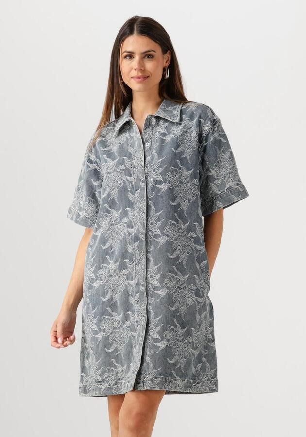 YAS Jeansjurk in minilengte met 1 2-mouwen model 'FLAMERA' - Foto 4