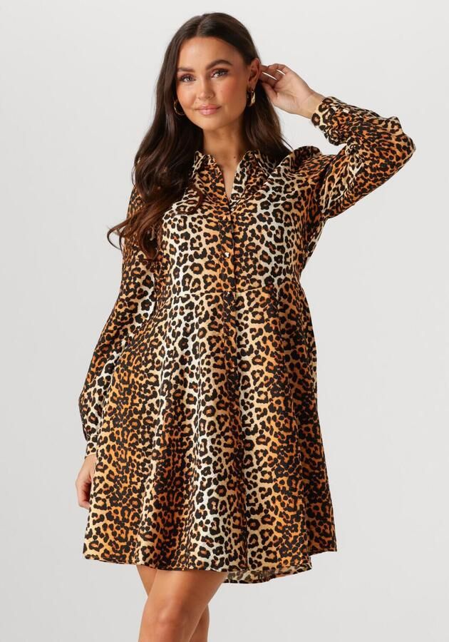 Y.A.S Luipaardprint Overhemdjurk voor Vrouwen Brown Dames - Foto 4