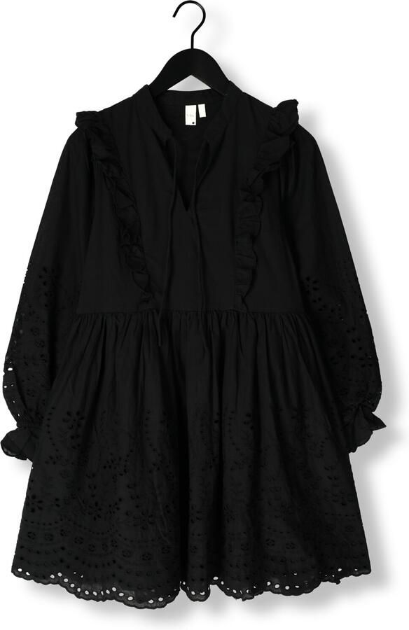 Y.A.S. Dames Jurken Yasluma Ls Dress S. Noos Zwart - Foto 3