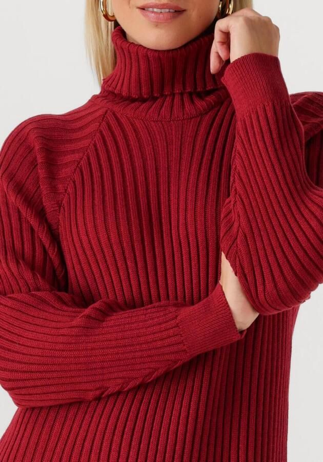 Y.A.S. Dames Jurken Yasmavi Knit Midi Rollneck Dress Bordeaux - Foto 2