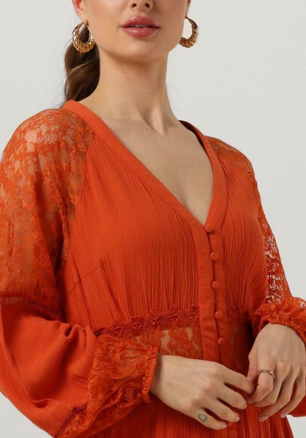 Y.A.S. Dames Jurken Yasmeza Ls Dress S. Oranje - Foto 2