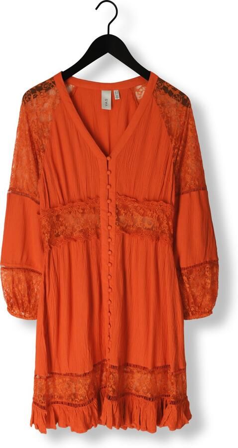 Y.A.S. Dames Jurken Yasmeza Ls Dress S. Oranje - Foto 3