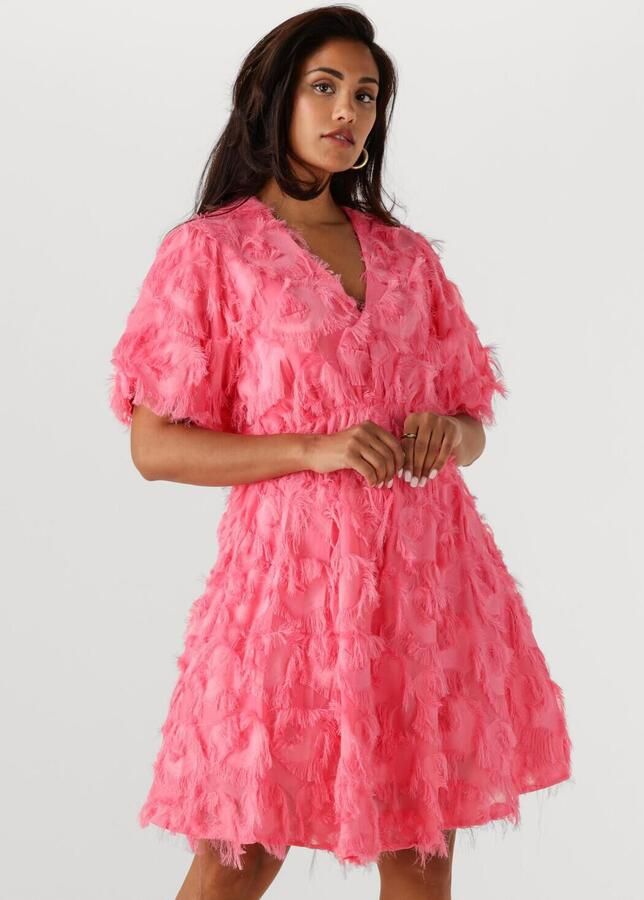 YAS Knielange cocktailjurk met V-hals model 'PAZYLLA' - Foto 4