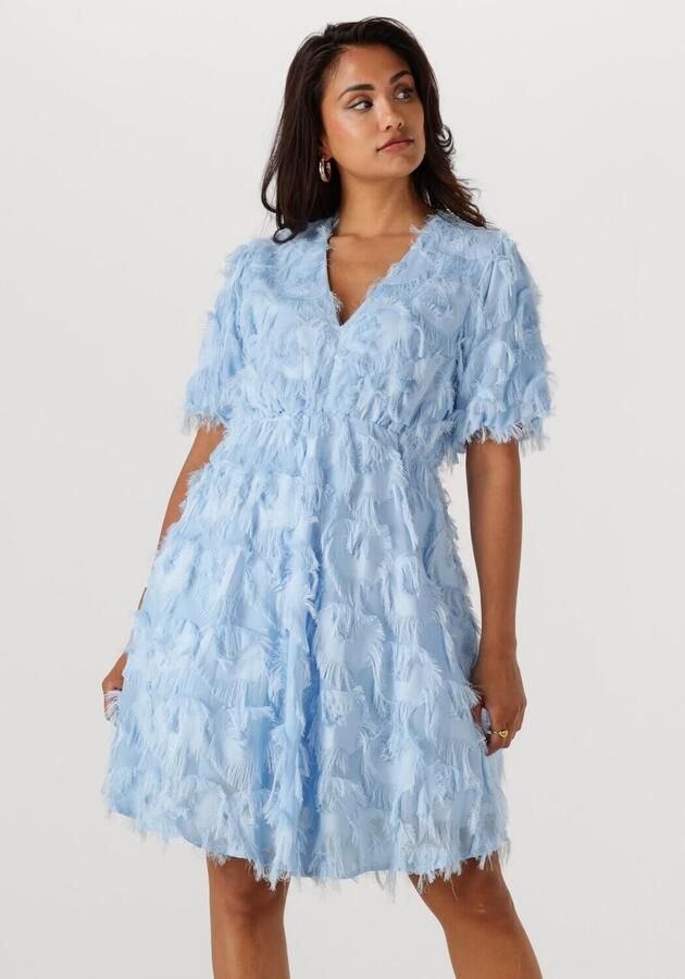 YAS Knielange cocktailjurk met V-hals model 'PAZYLLA' - Foto 4