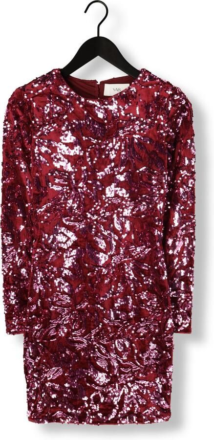 Y.A.S. Dames Jurken Yasrococo Sl Sequin Dress Bordeaux - Foto 3