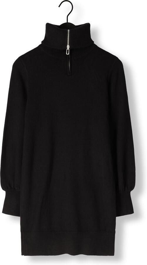 Y.A.S. Dames Jurken Yasshanti Ls Zip Knit Dress Zwart - Foto 3