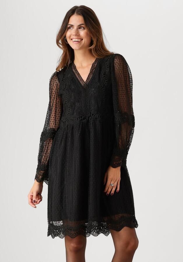 Y.A.S Zwarte LS Jurk Elegante Stijl Black Dames - Foto 4