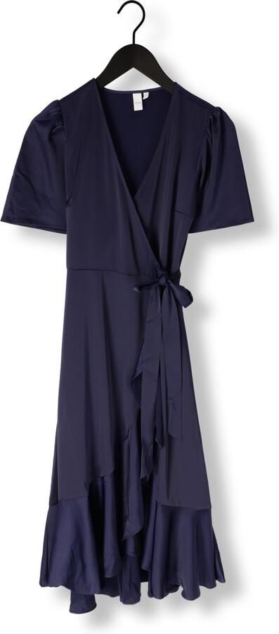 Y.A.S. YAS Dames Jurken Yasthea Midi Wrap Dress Donkerblauw - Foto 4
