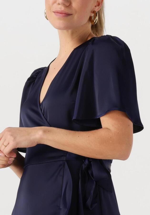 Y.A.S. YAS Dames Jurken Yasthea Midi Wrap Dress Donkerblauw - Foto 3