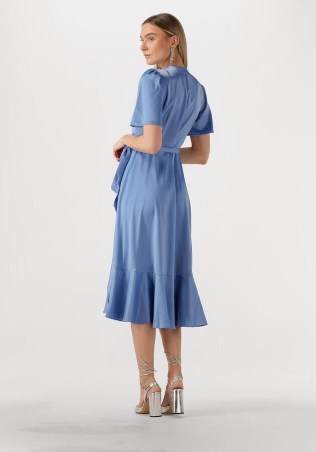 Y.A.S. Dames Jurken Yasthea Midi Wrap Dress Lichtblauw