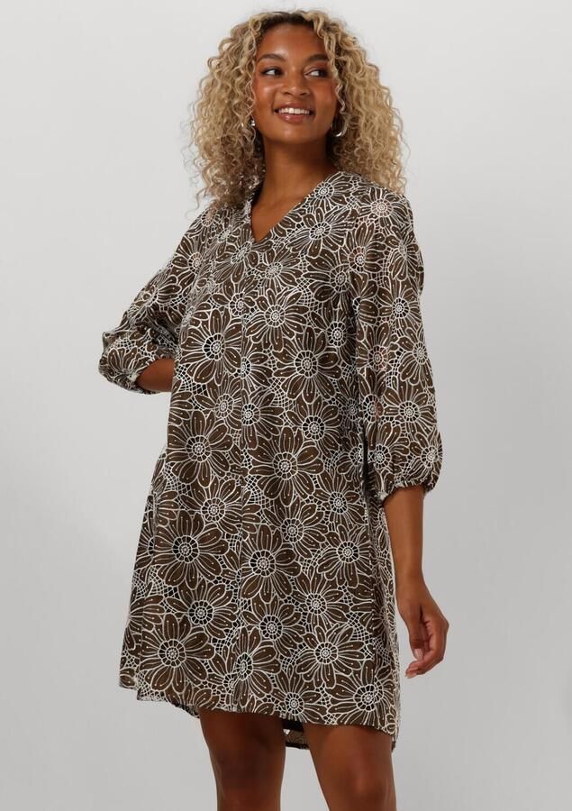 Y.A.S Groene Mini Jurk met 3 4 Mouwen Multicolor Dames - Foto 4