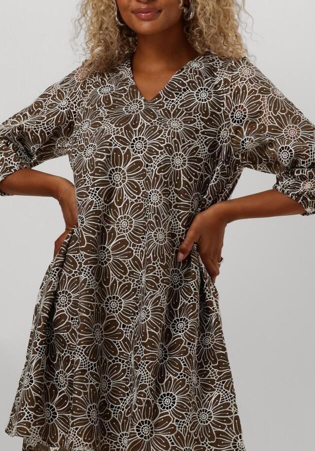 Y.A.S Groene Mini Jurk met 3 4 Mouwen Multicolor Dames - Foto 2