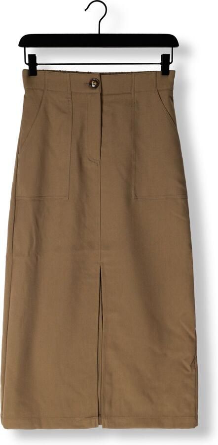 Y.A.S. Dames Rokken Yascappa Hw Ankle Skirt Bruin - Foto 3