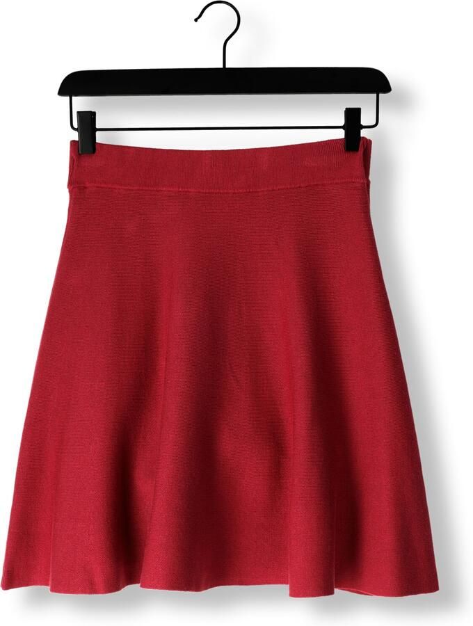 Y.A.S. Dames Rokken Yasfonny Hw Knit Skirt S. Rood