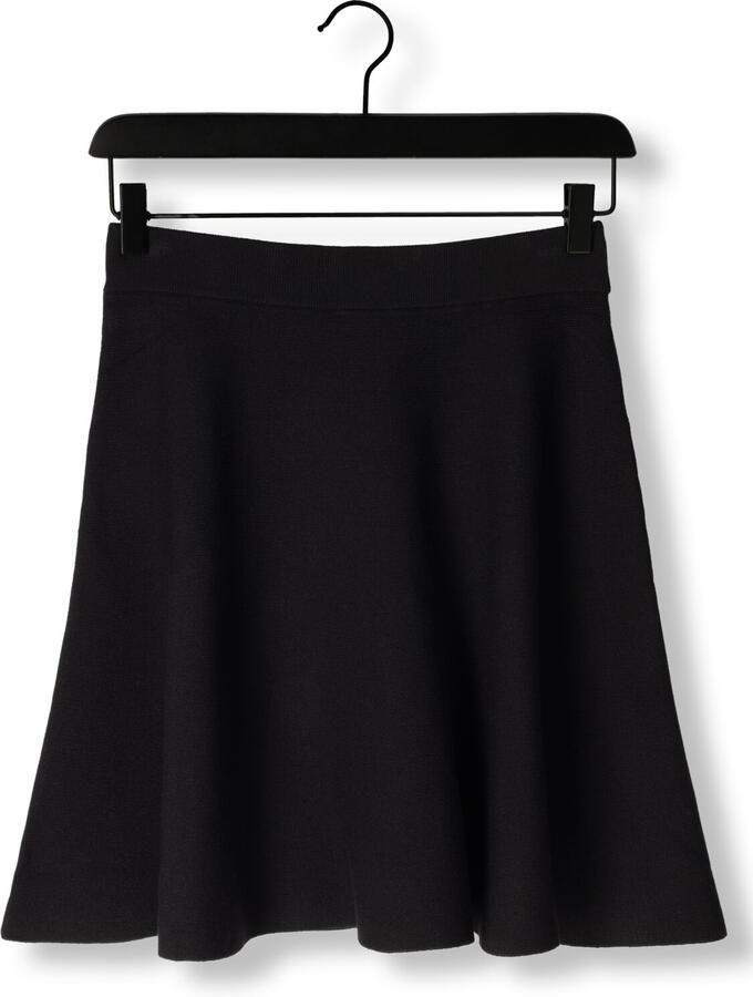 Y.A.S Elegante Gebreide Rok voor Vrouwen Black Dames