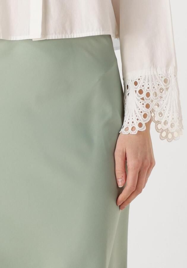 Y.A.S. Dames Rokken Yaspella Hw Midi Skirt S. Noos Groen - Foto 2